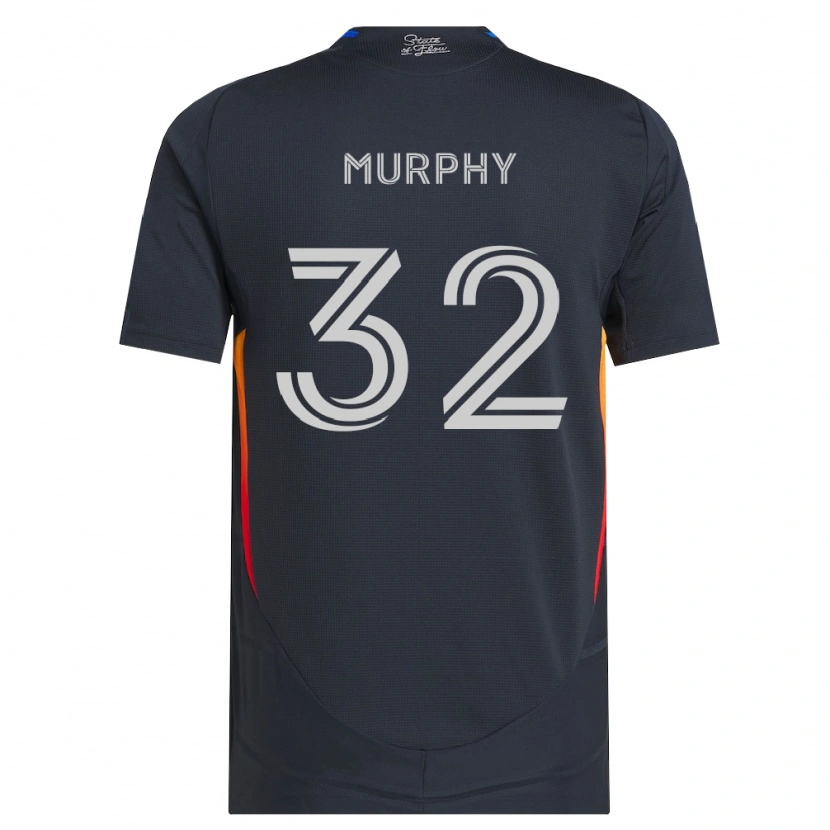 Danxen Femme Maillot Ian Murphy #32 Gris Foncé Rouge Tenues Domicile 2026/27 T-Shirt