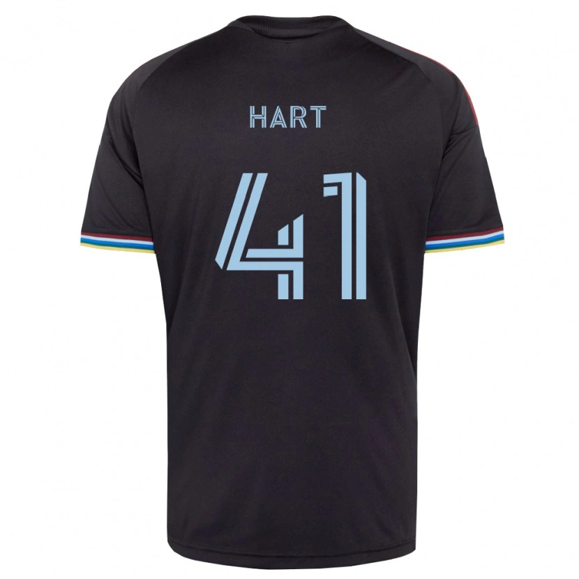 Danxen Femme Maillot Victor Hart #41 Noir Bleu Ciel Tenues Domicile 2026/27 T-Shirt