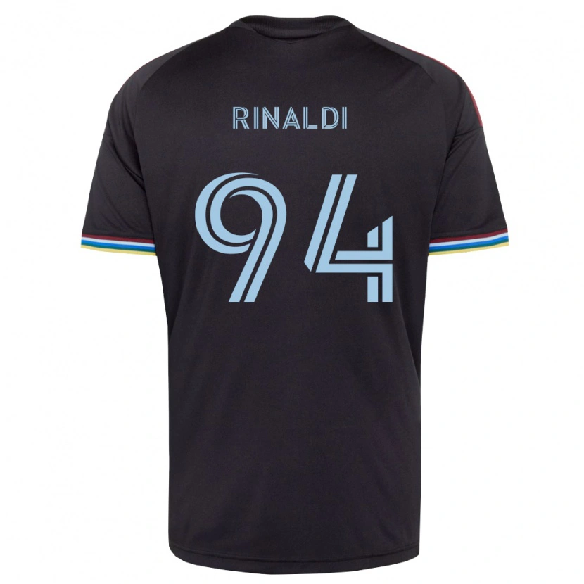 Danxen Femme Maillot Vincent Rinaldi #94 Noir Bleu Ciel Tenues Domicile 2026/27 T-Shirt