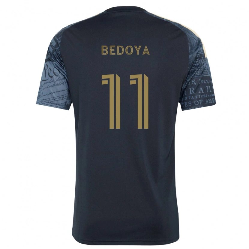 Danxen Femme Maillot Alejandro Bedoya #11 Bleu Marine Marron Tenues Domicile 2026/27 T-Shirt