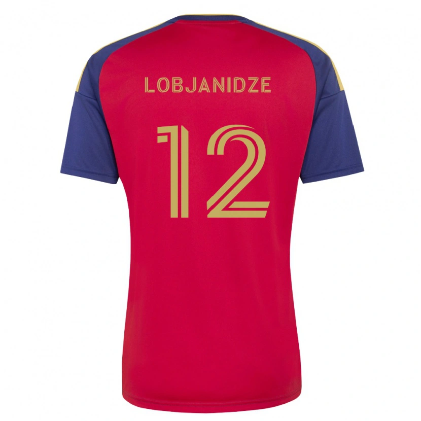 Danxen Femme Maillot Saba Lobjanidze #12 Bleu Royal Marron Rouge Tenues Domicile 2026/27 T-Shirt