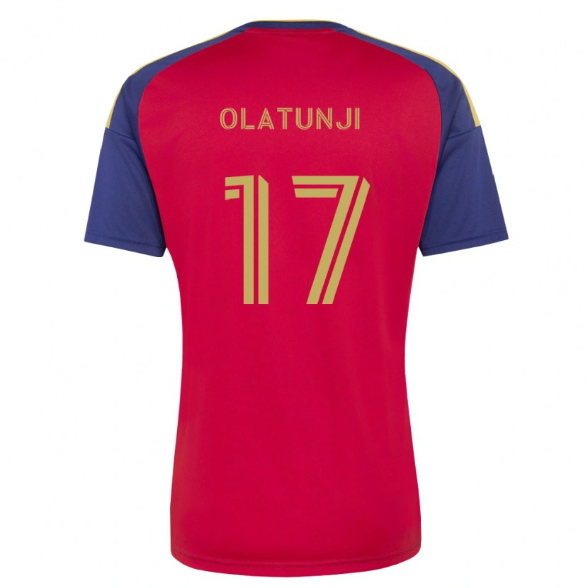 Danxen Femme Maillot Victor Olatunji #17 Bleu Royal Marron Rouge Tenues Domicile 2026/27 T-Shirt