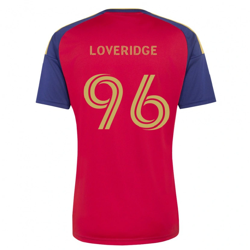 Danxen Femme Maillot Pete Loveridge #96 Bleu Royal Marron Rouge Tenues Domicile 2026/27 T-Shirt