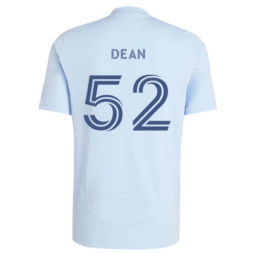 Danxen Femme Maillot Finn Dean #52 Bleu Clair Gris Clair Tenues Domicile 2026/27 T-Shirt