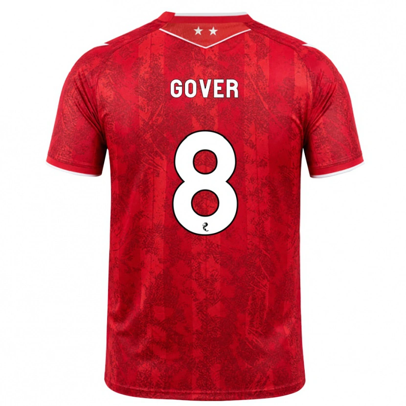Danxen Femme Maillot Chloe Gover #8 Rouge Blanc Tenues Domicile 2026/27 T-Shirt