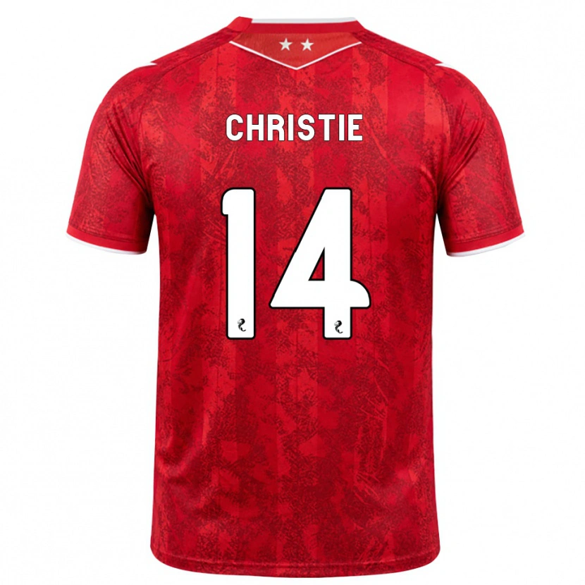 Danxen Femme Maillot Mya Christie #14 Rouge Blanc Tenues Domicile 2026/27 T-Shirt