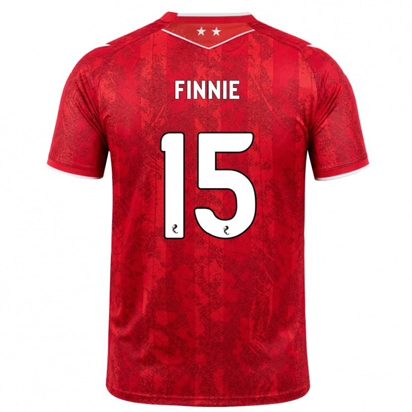 Danxen Femme Maillot Maddison Finnie #15 Rouge Blanc Tenues Domicile 2026/27 T-Shirt
