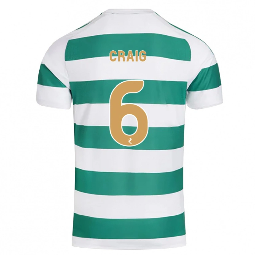 Danxen Femme Maillot Chloe Craig #6 Cyan Foncé Blanc Tenues Domicile 2026/27 T-Shirt