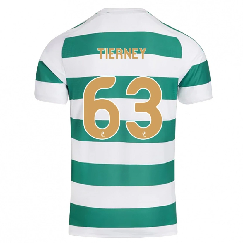 Danxen Femme Maillot Kieran Tierney #63 Cyan Foncé Blanc Tenues Domicile 2026/27 T-Shirt