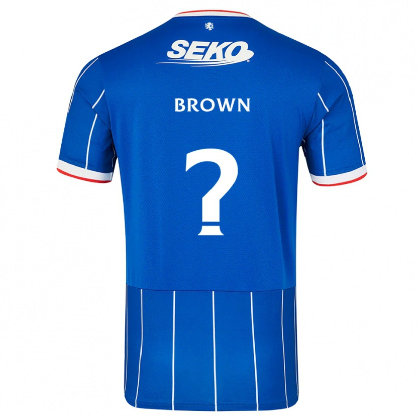 Danxen Femme Maillot Nathan Brown #0 Rouge Bleu Blanc Tenues Domicile 2026/27 T-Shirt