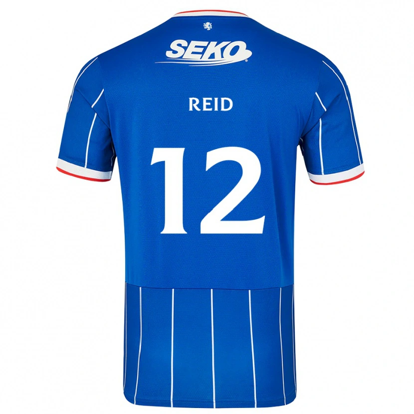 Danxen Femme Maillot James Reid #12 Rouge Bleu Blanc Tenues Domicile 2026/27 T-Shirt