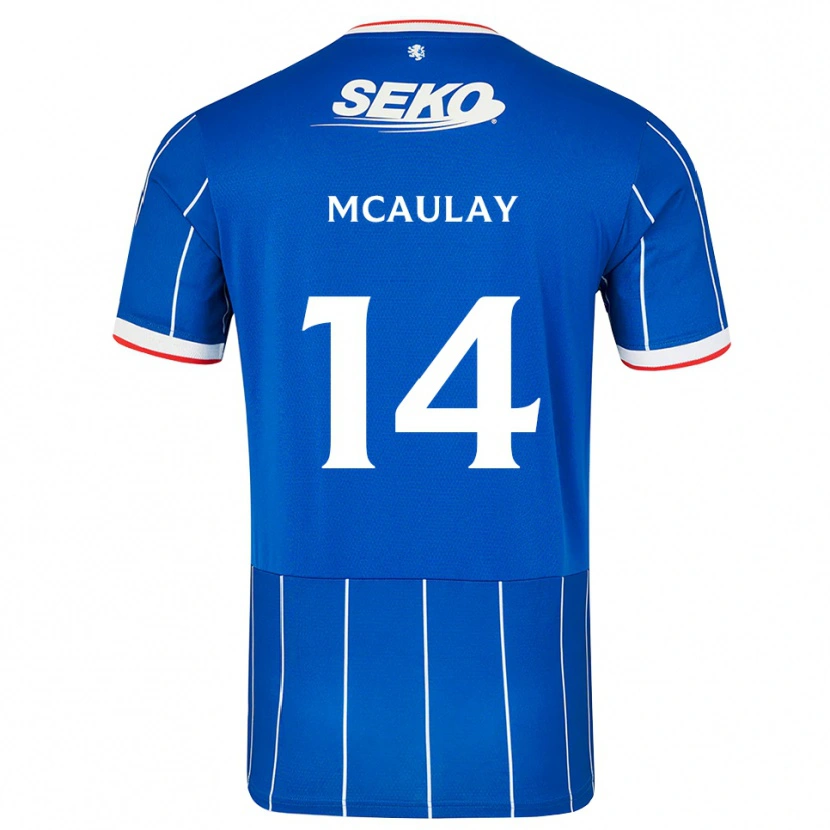 Danxen Femme Maillot Mia Mcaulay #14 Rouge Bleu Blanc Tenues Domicile 2026/27 T-Shirt