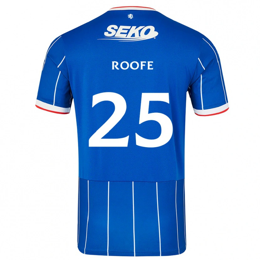 Danxen Femme Maillot Kemar Roofe #25 Rouge Bleu Blanc Tenues Domicile 2026/27 T-Shirt