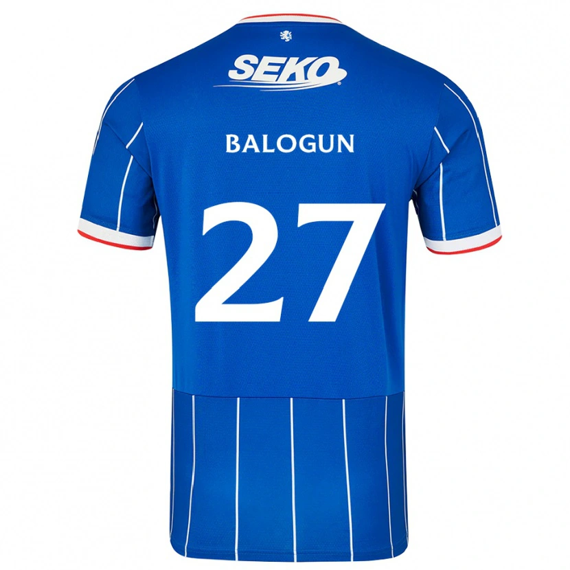 Danxen Femme Maillot Leon Balogun #27 Rouge Bleu Blanc Tenues Domicile 2026/27 T-Shirt