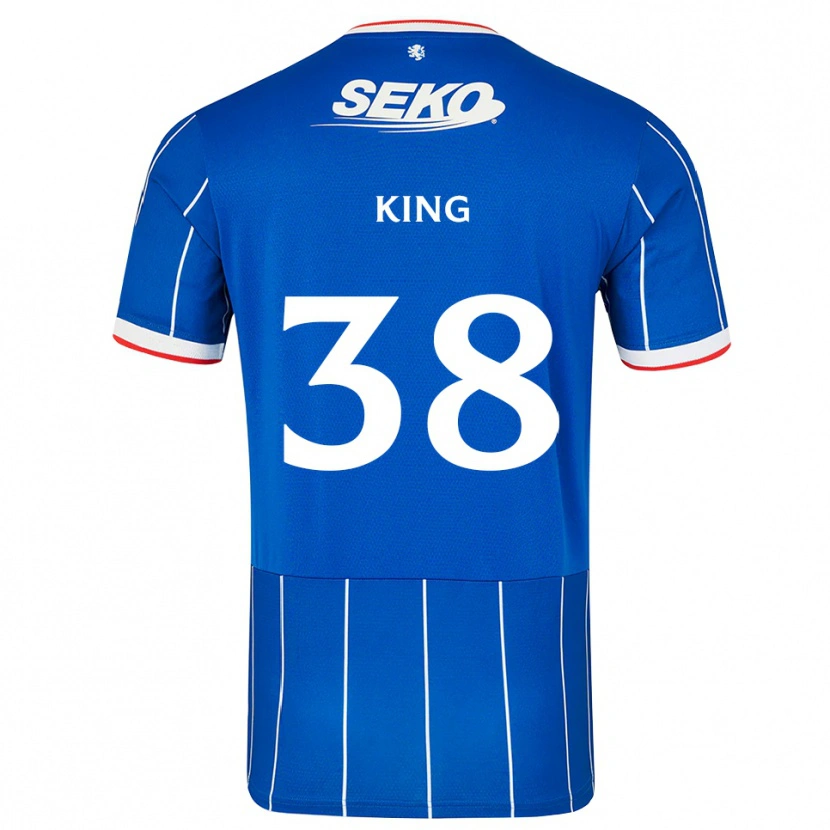 Danxen Femme Maillot Leon King #38 Rouge Bleu Blanc Tenues Domicile 2026/27 T-Shirt