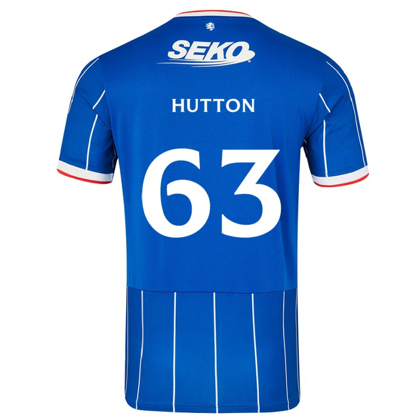 Danxen Femme Maillot Zander Hutton #63 Rouge Bleu Blanc Tenues Domicile 2026/27 T-Shirt