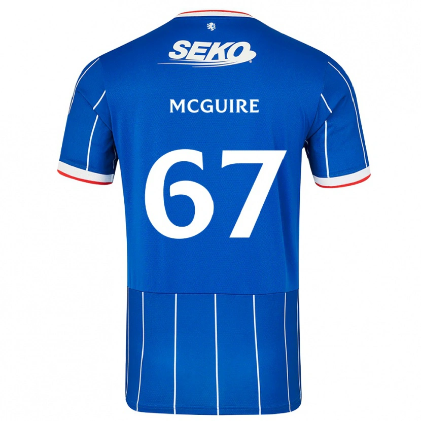 Danxen Femme Maillot Rydnn Mcguire #67 Rouge Bleu Blanc Tenues Domicile 2026/27 T-Shirt