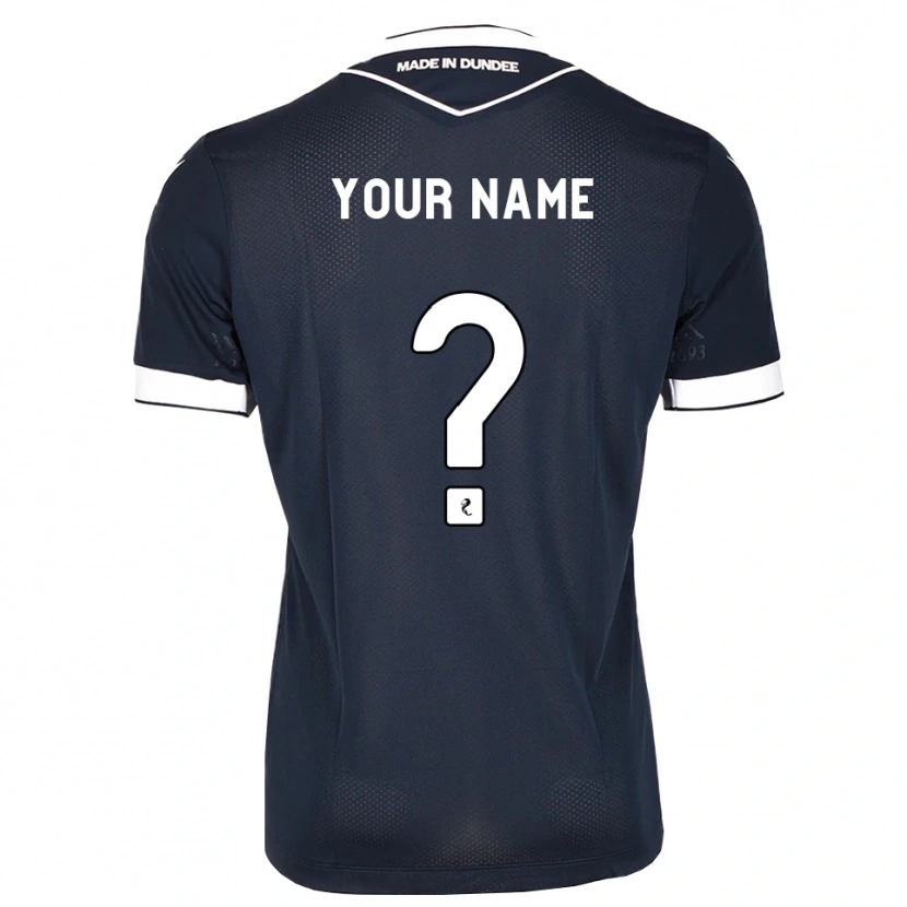 Danxen Femme Maillot Votre Nom #0 Bleu Nuit Blanc Tenues Domicile 2026/27 T-Shirt