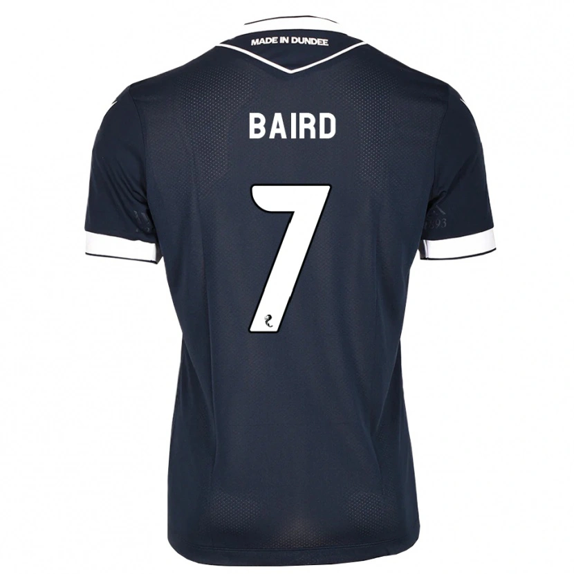 Danxen Femme Maillot Wallace Baird #7 Bleu Nuit Blanc Tenues Domicile 2026/27 T-Shirt