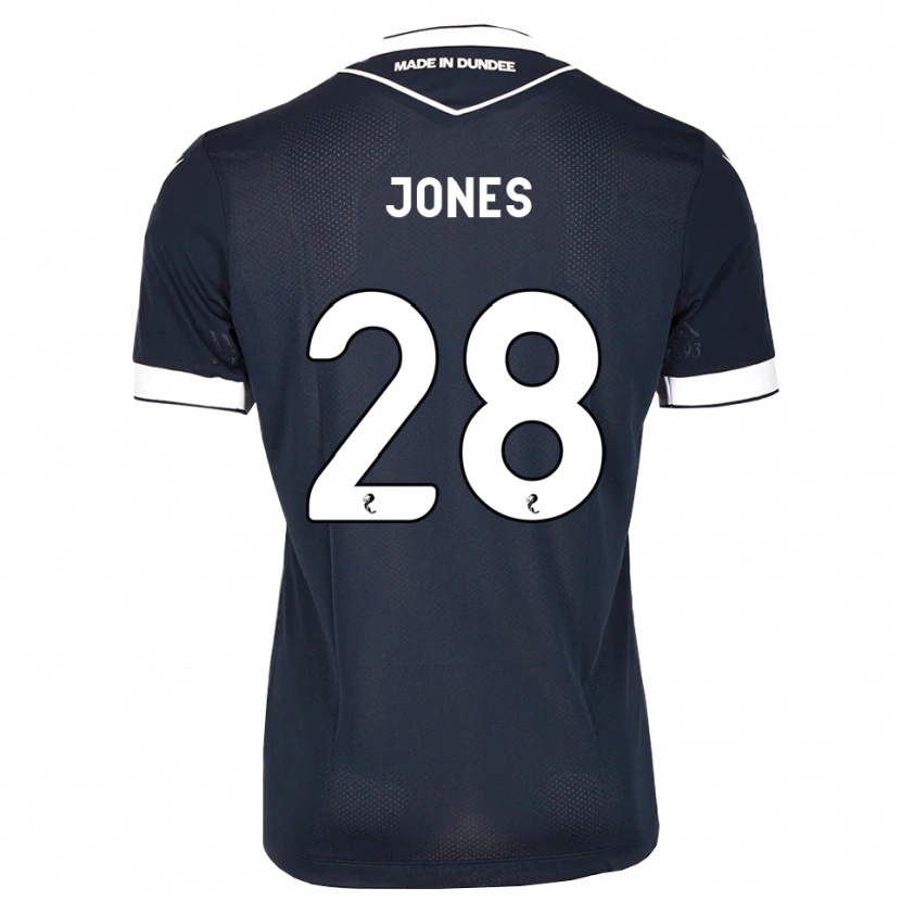Danxen Femme Maillot Callum Jones #28 Bleu Nuit Blanc Tenues Domicile 2026/27 T-Shirt