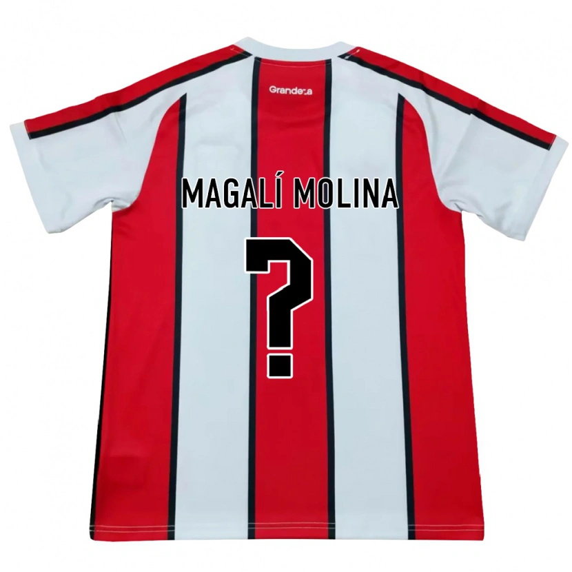 Danxen Femme Maillot Celena Magalí Molina #0 Blanc Rouge Noir Tenues Extérieur 2026/27 T-Shirt