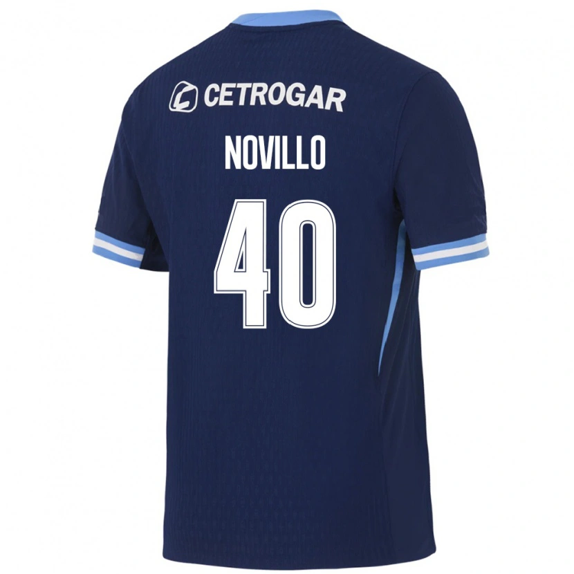 Danxen Femme Maillot Joaquin Novillo #40 Bleu Royal Bleu Clair Blanc Tenues Extérieur 2026/27 T-Shirt