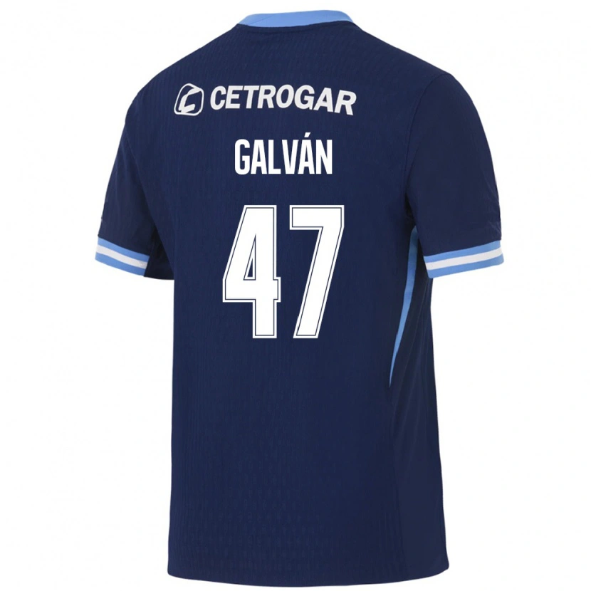 Danxen Femme Maillot Ignacio Galvan #47 Bleu Royal Bleu Clair Blanc Tenues Extérieur 2026/27 T-Shirt