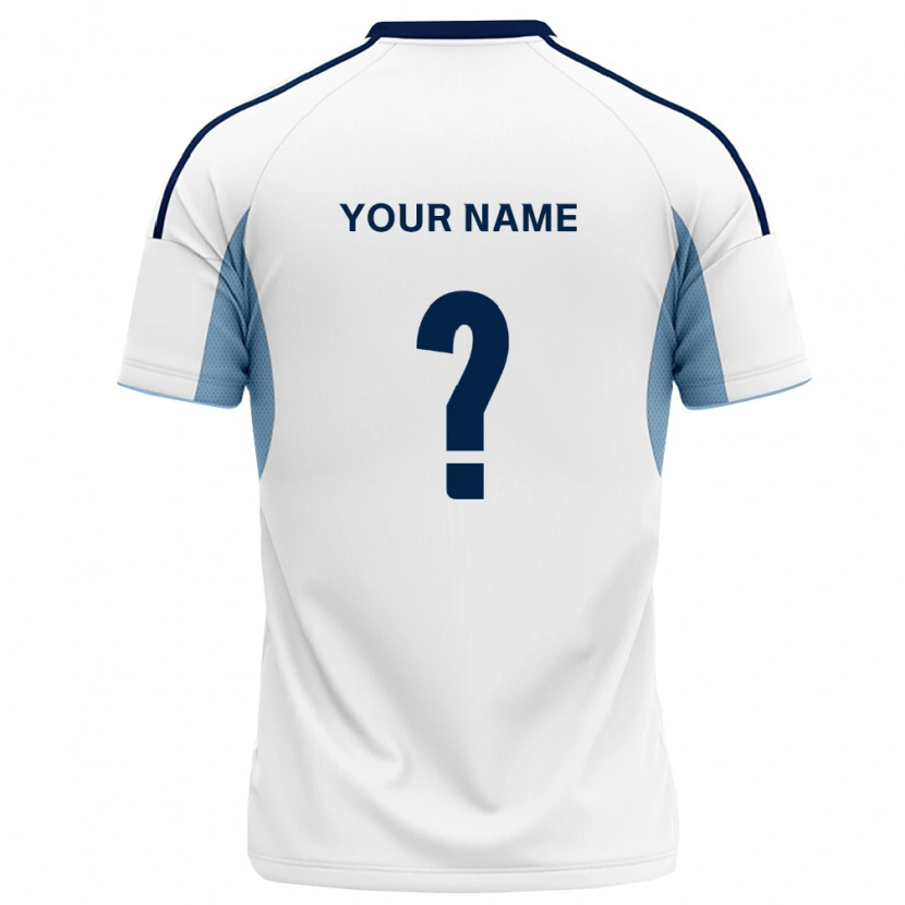 Danxen Femme Maillot Votre Nom #0 Bleu Royal Blanc Tenues Extérieur 2026/27 T-Shirt