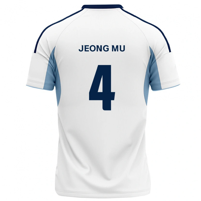 Danxen Femme Maillot Jeong-Mu Kim #4 Bleu Royal Blanc Tenues Extérieur 2026/27 T-Shirt