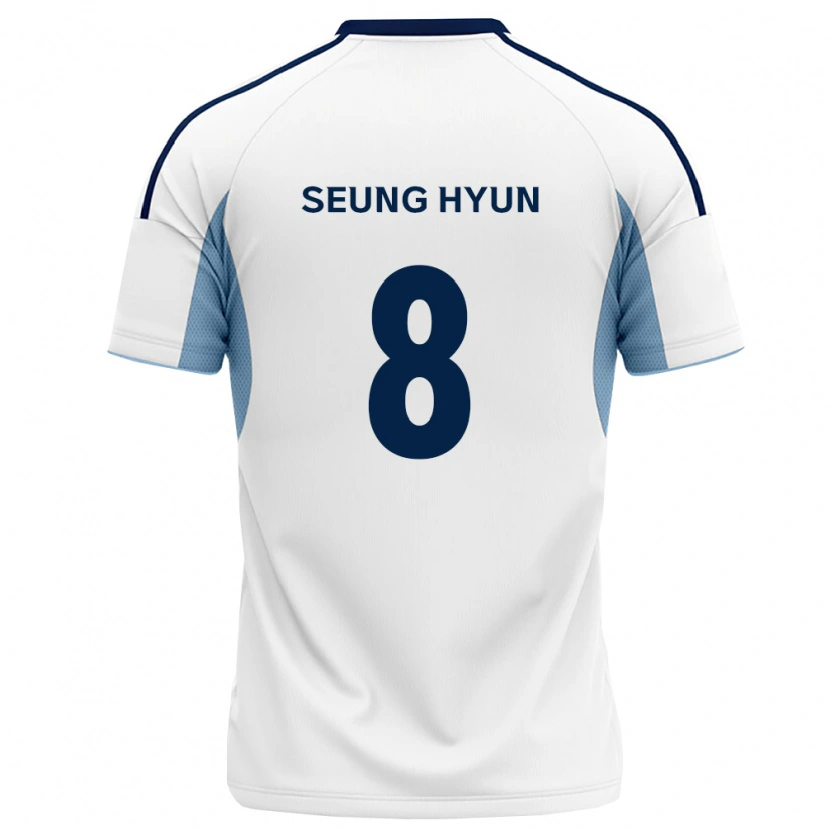Danxen Femme Maillot Seung-Hyun Kim #8 Bleu Royal Blanc Tenues Extérieur 2026/27 T-Shirt