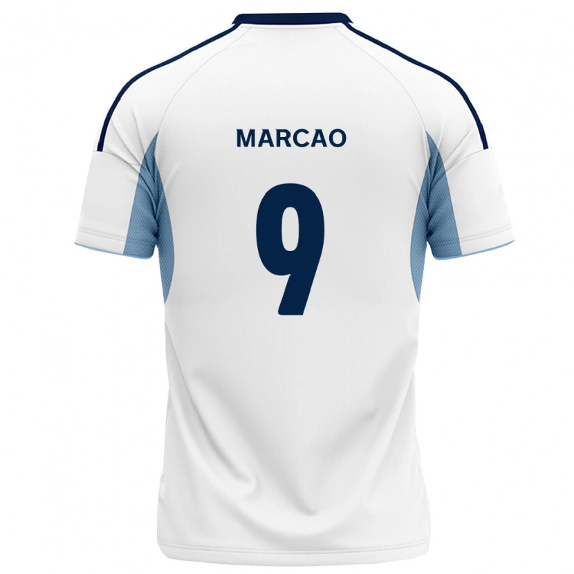 Danxen Femme Maillot Marcos Vinicius Amaral Alves #9 Bleu Royal Blanc Tenues Extérieur 2026/27 T-Shirt