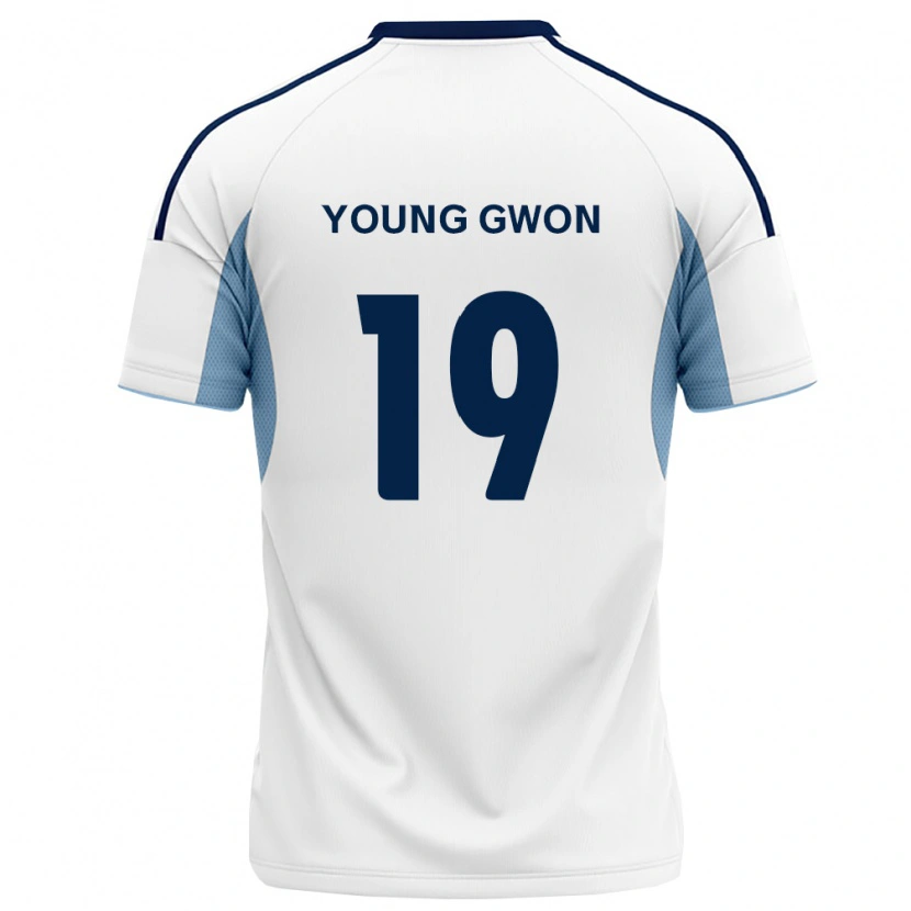 Danxen Femme Maillot Young-Gwon Kim #19 Bleu Royal Blanc Tenues Extérieur 2026/27 T-Shirt