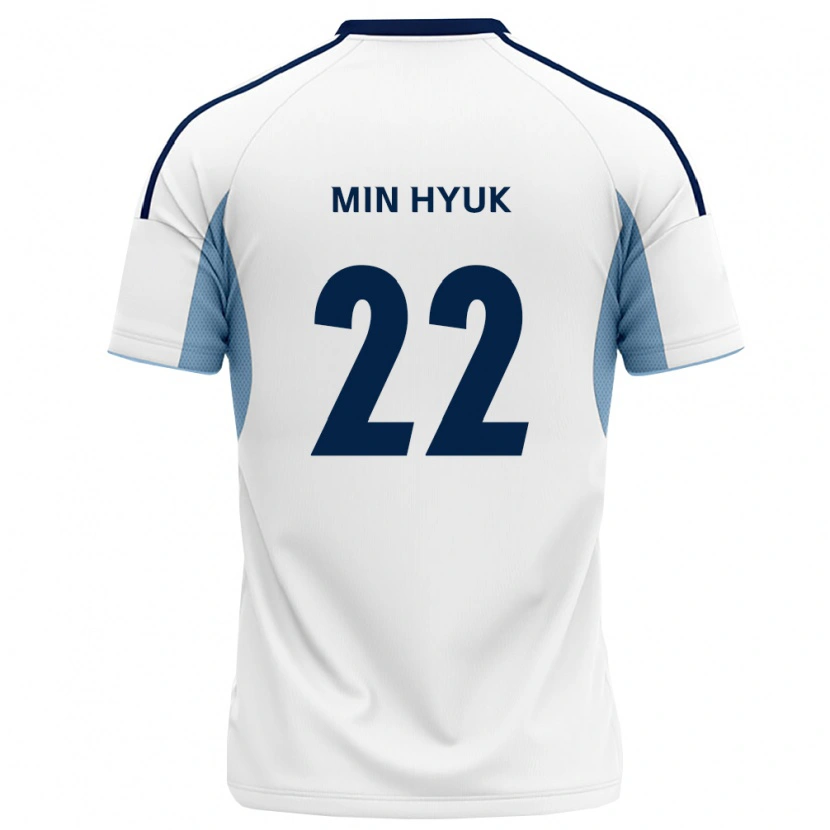 Danxen Femme Maillot Min-Hyuk Lee #22 Bleu Royal Blanc Tenues Extérieur 2026/27 T-Shirt