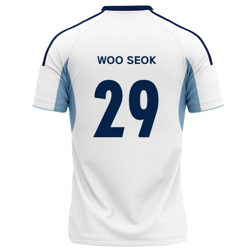 Danxen Femme Maillot Woo-Seok Jung #29 Bleu Royal Blanc Tenues Extérieur 2026/27 T-Shirt