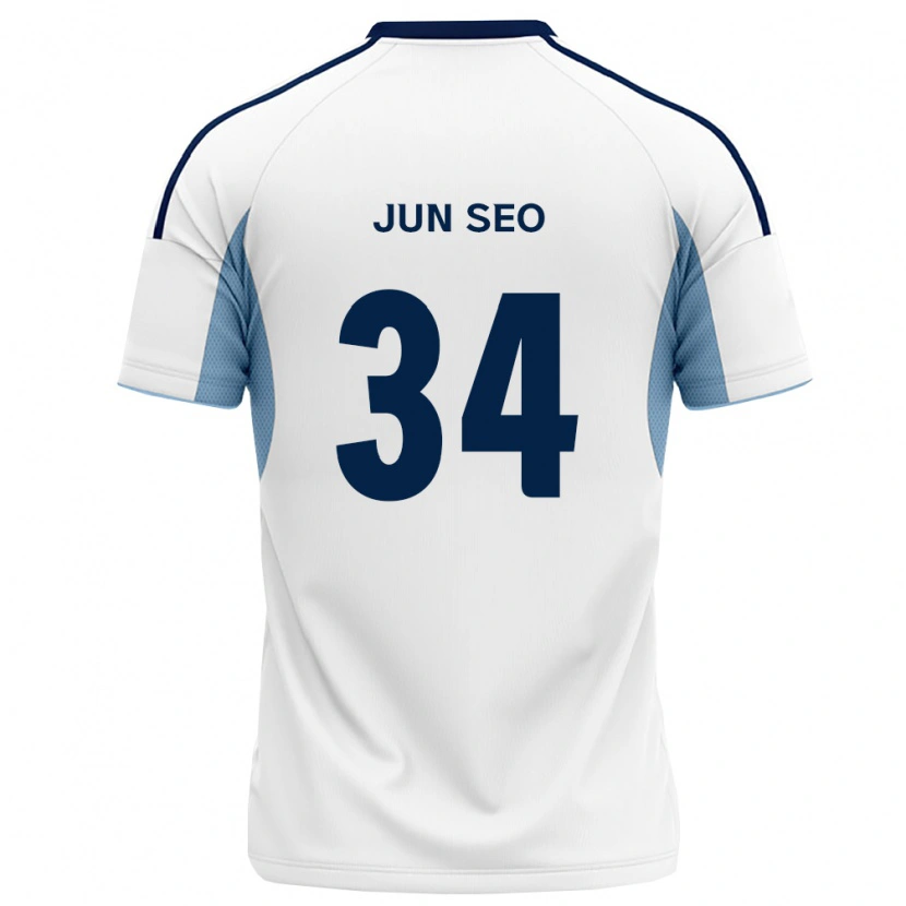 Danxen Femme Maillot Jun-Seo Kim #34 Bleu Royal Blanc Tenues Extérieur 2026/27 T-Shirt