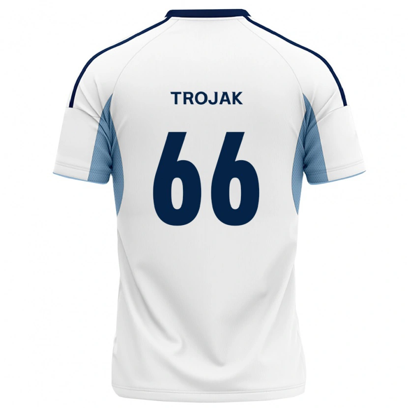 Danxen Femme Maillot Milosz Trojak #66 Bleu Royal Blanc Tenues Extérieur 2026/27 T-Shirt