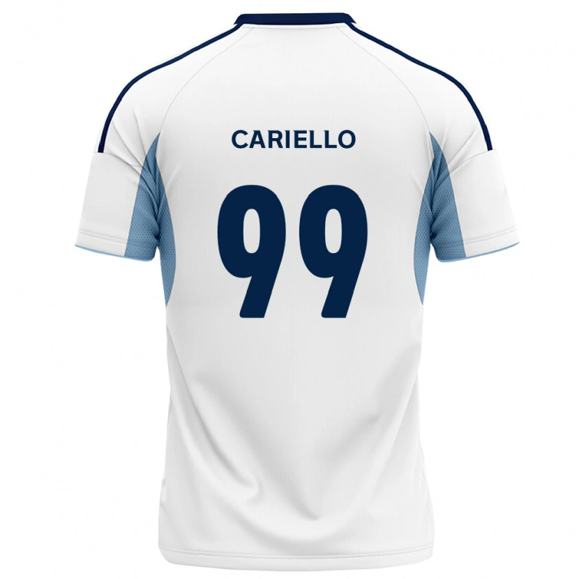Danxen Femme Maillot Yago Cariello #99 Bleu Royal Blanc Tenues Extérieur 2026/27 T-Shirt