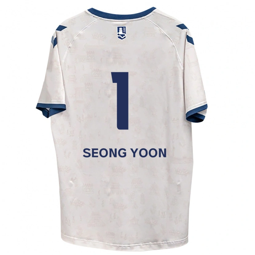 Danxen Femme Maillot Seong-Yoon Kim #1 Bleu Royal Blanc Tenues Extérieur 2026/27 T-Shirt