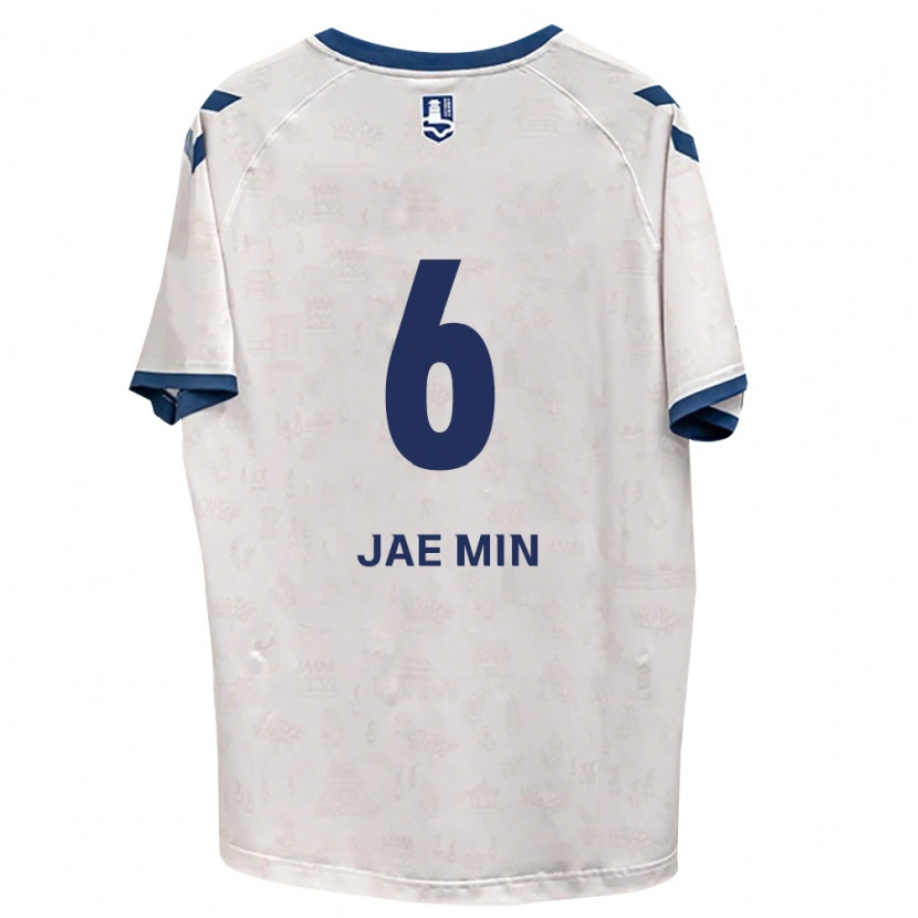 Danxen Femme Maillot Jae-Min Chun #6 Bleu Royal Blanc Tenues Extérieur 2026/27 T-Shirt