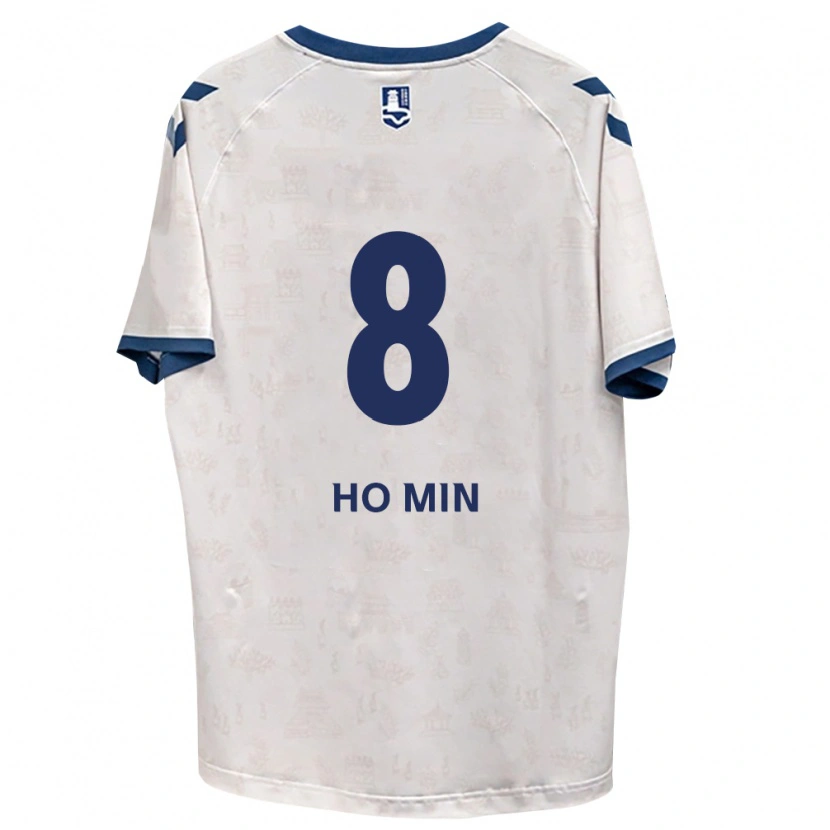 Danxen Femme Maillot Ho-Min Kang #8 Bleu Royal Blanc Tenues Extérieur 2026/27 T-Shirt