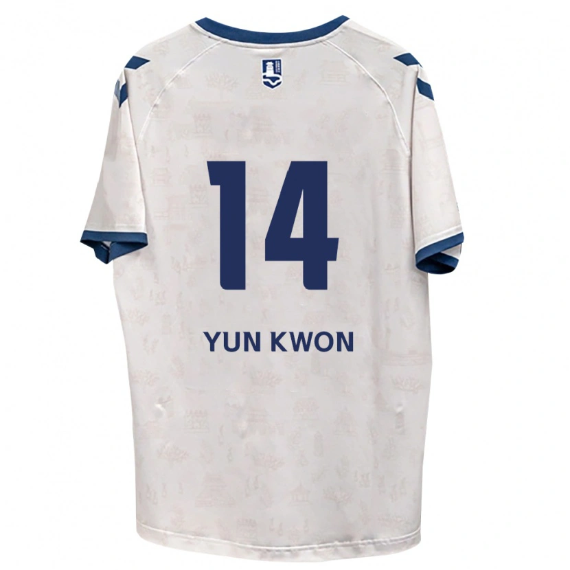 Danxen Femme Maillot Yun-Kwon Cho #14 Bleu Royal Blanc Tenues Extérieur 2026/27 T-Shirt