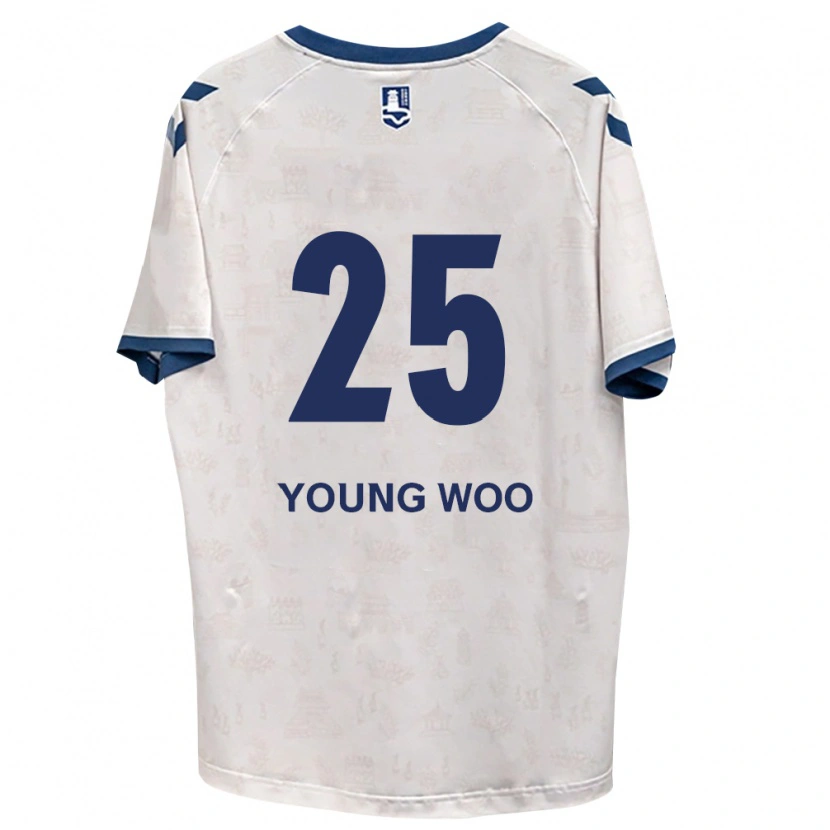Danxen Femme Maillot Young-Woo Jang #25 Bleu Royal Blanc Tenues Extérieur 2026/27 T-Shirt