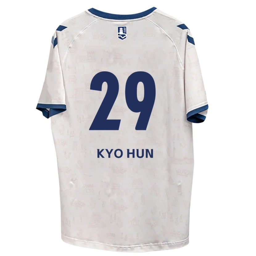 Danxen Femme Maillot Kyo-Hun Kang #29 Bleu Royal Blanc Tenues Extérieur 2026/27 T-Shirt