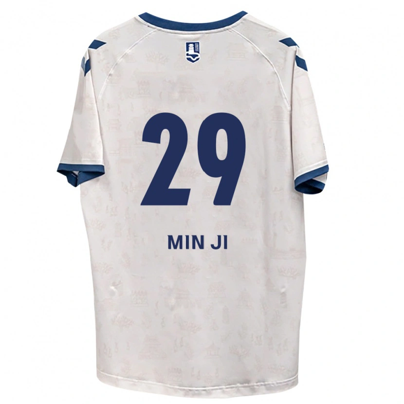 Danxen Femme Maillot Min-Ji Jeon #29 Bleu Royal Blanc Tenues Extérieur 2026/27 T-Shirt
