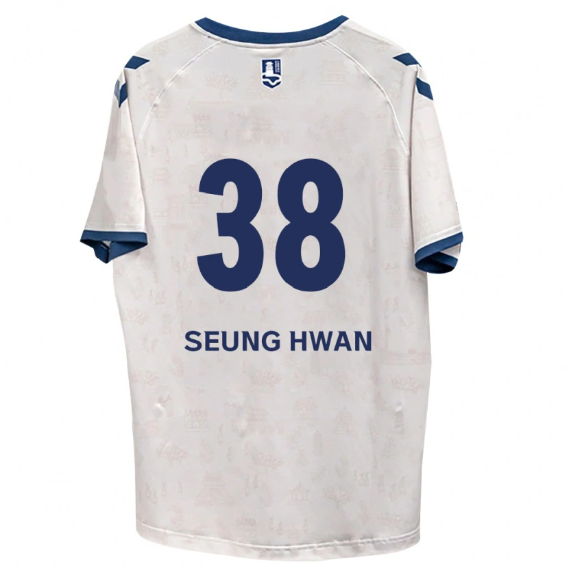 Danxen Femme Maillot Seung-Hwan Baek #38 Bleu Royal Blanc Tenues Extérieur 2026/27 T-Shirt