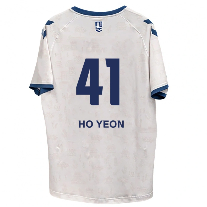 Danxen Femme Maillot Ho-Yeon Joo #41 Bleu Royal Blanc Tenues Extérieur 2026/27 T-Shirt
