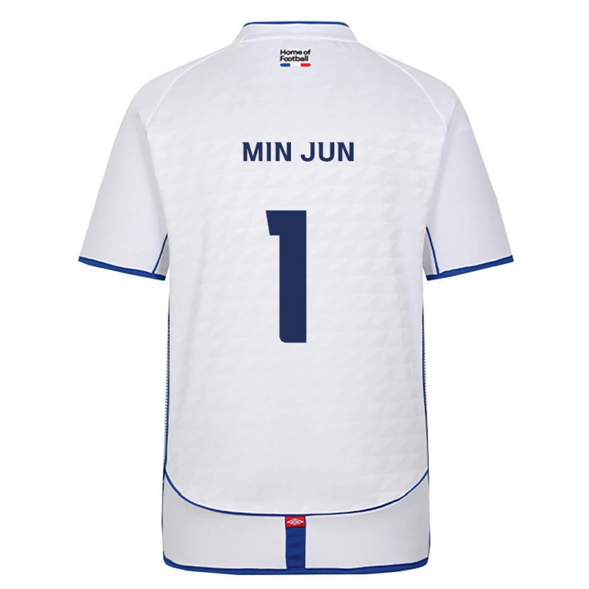 Danxen Femme Maillot Min-Jun Kim #1 Noir Blanc Rouge Tenues Extérieur 2026/27 T-Shirt