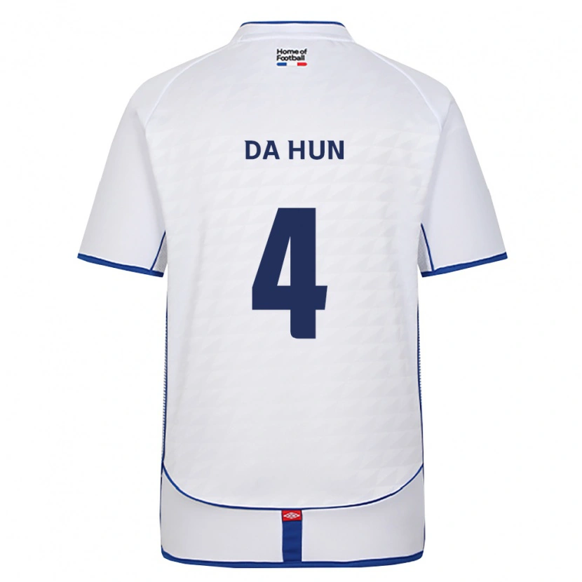 Danxen Femme Maillot Da-Hun Choi #4 Noir Blanc Rouge Tenues Extérieur 2026/27 T-Shirt