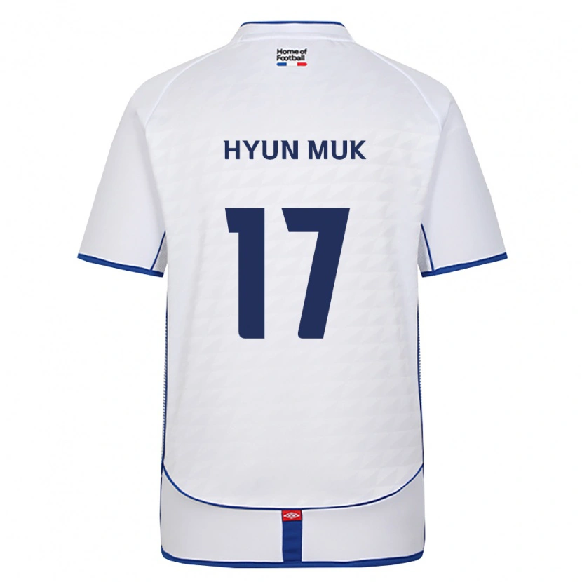 Danxen Femme Maillot Hyun-Muk Kang #17 Noir Blanc Rouge Tenues Extérieur 2026/27 T-Shirt