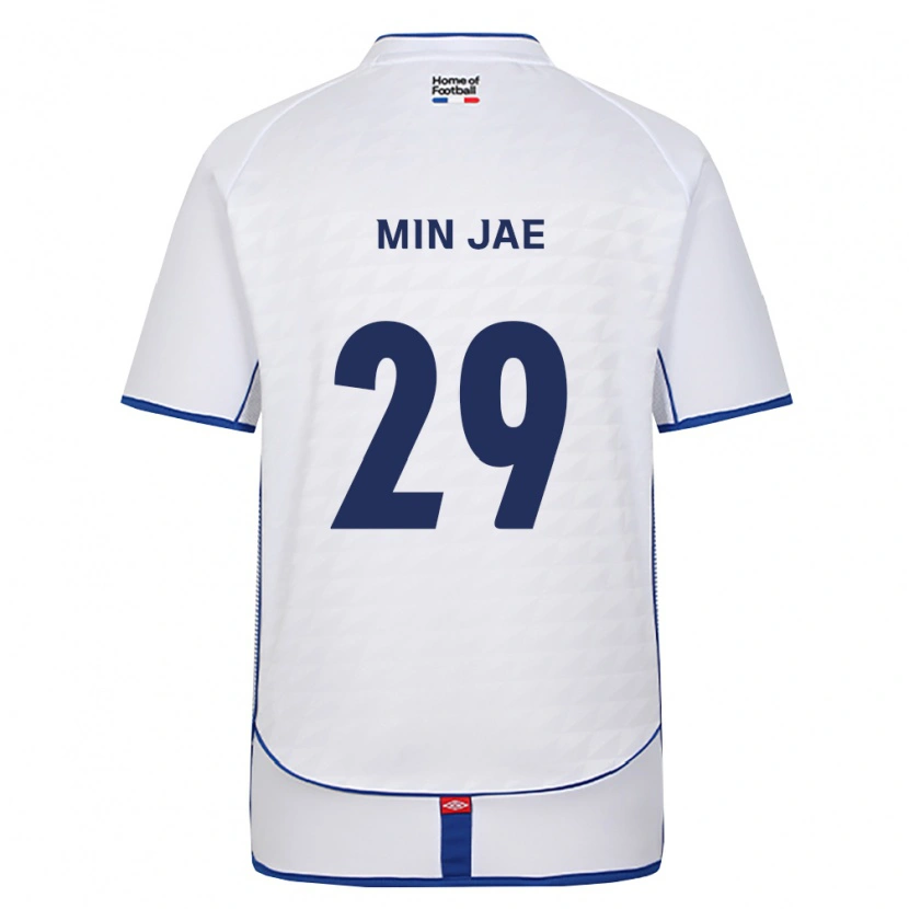 Danxen Femme Maillot Min-Jae Kim #29 Noir Blanc Rouge Tenues Extérieur 2026/27 T-Shirt